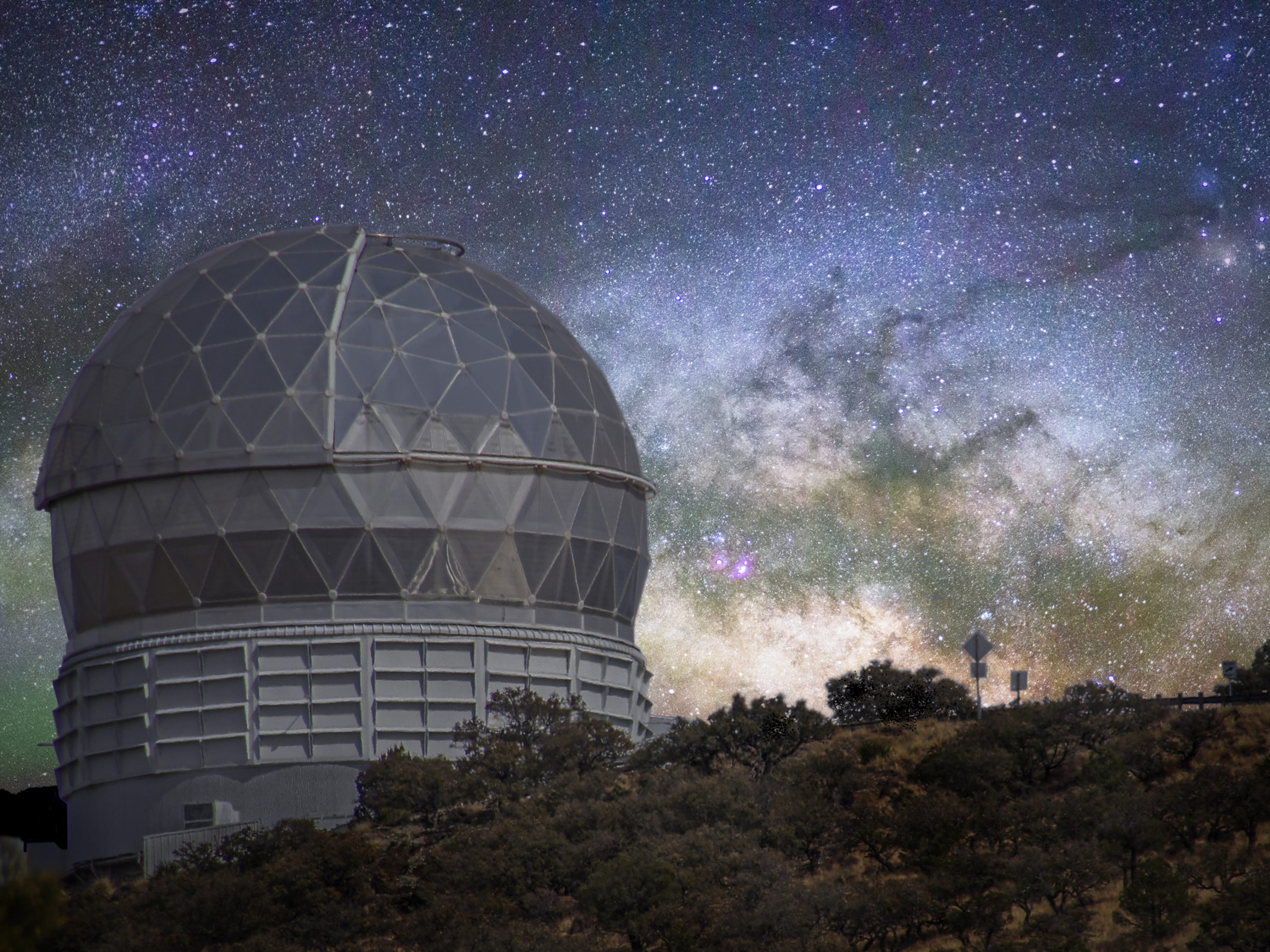 Telescope Milky Way